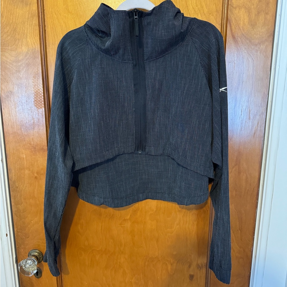 Reebok Women's Charcoal Cropped Jacket